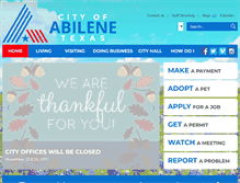 Tablet Screenshot of abilenetx.com